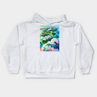 Atoll of Brand New Colors Kids Hoodie